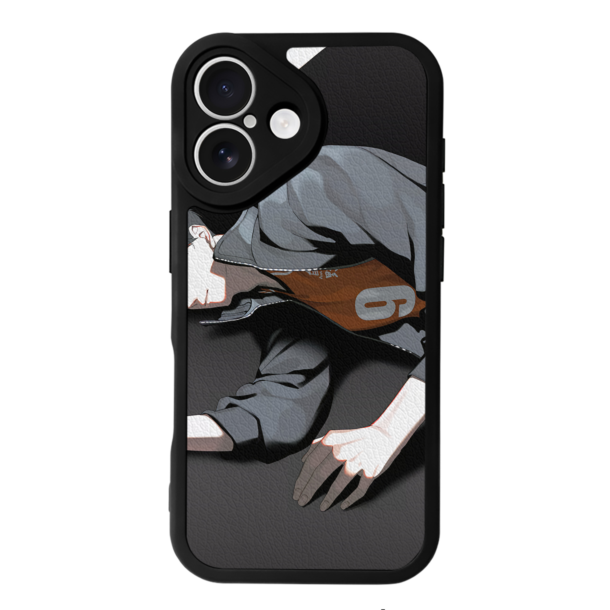 （画像用） ハイキュー!! Haikyu!! 【iPhone 16シリーズ対応】シリコンスマホケース（レザー調） 材質：シリコン